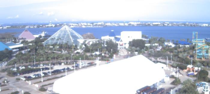 Weather camera view of Moody Gardens Inc..
