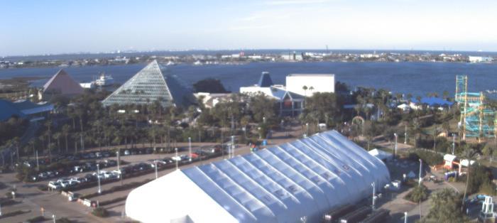 Weather camera view of Moody Gardens Inc..