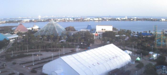 Weather camera view of Moody Gardens Inc..