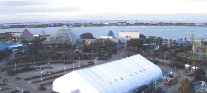 Weather camera view of Moody Gardens Inc..