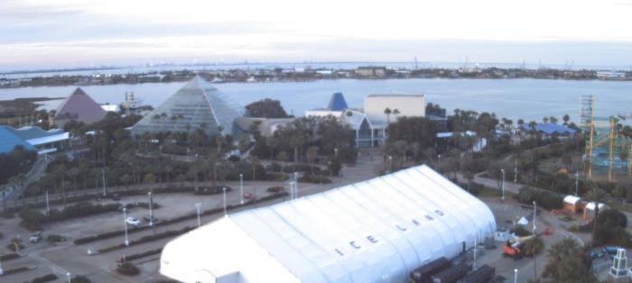 Weather camera view of Moody Gardens Inc..