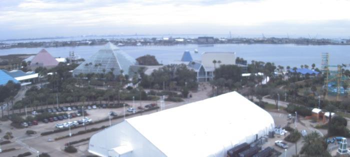 Weather camera view of Moody Gardens Inc..