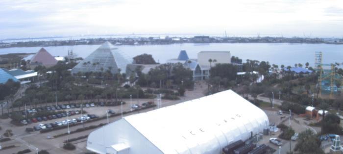 Weather camera view of Moody Gardens Inc..