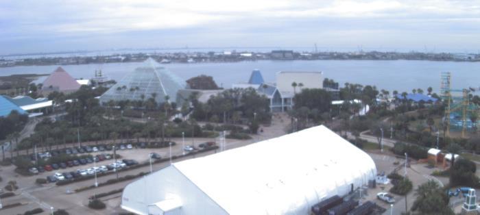 Weather camera view of Moody Gardens Inc..