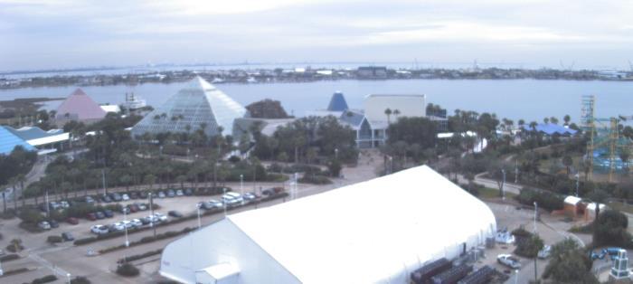 Weather camera view of Moody Gardens Inc..