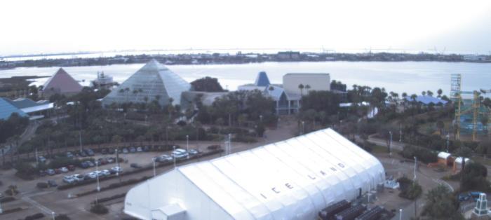 Weather camera view of Moody Gardens Inc..