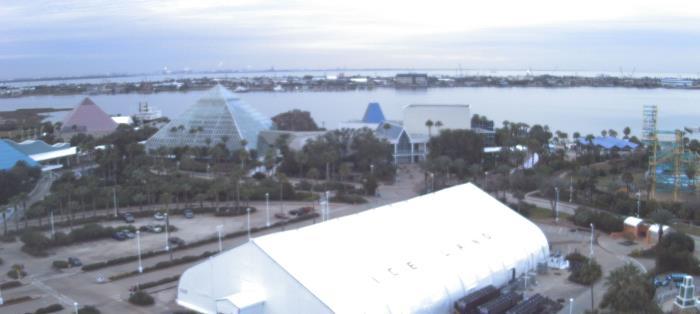 Weather camera view of Moody Gardens Inc..