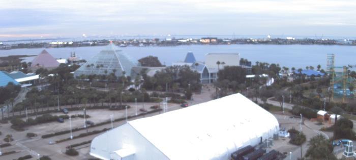 Weather camera view of Moody Gardens Inc..