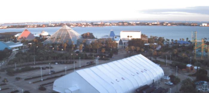 Weather camera view of Moody Gardens Inc..
