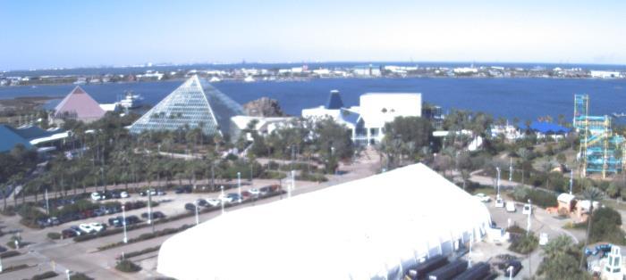 Weather camera view of Moody Gardens Inc..