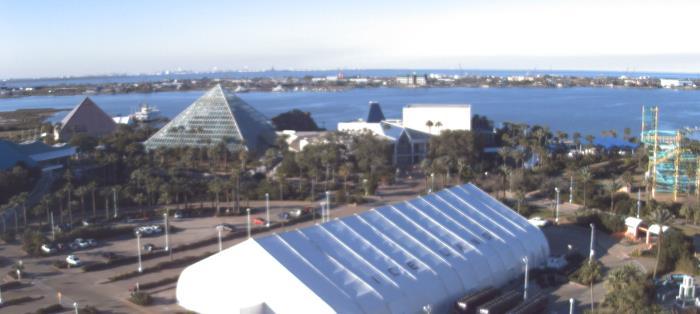 Weather camera view of Moody Gardens Inc..