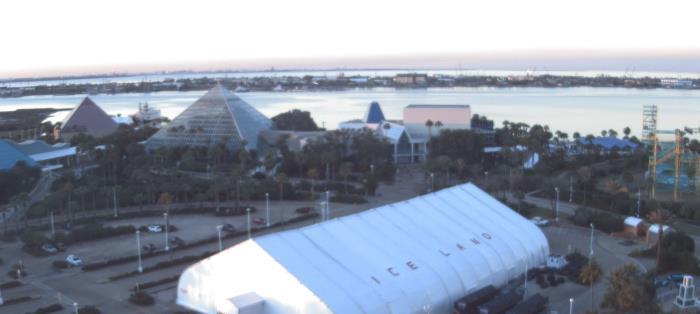 Weather camera view of Moody Gardens Inc..