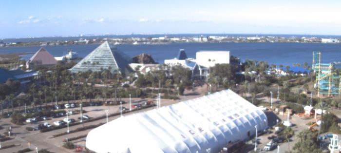 Weather camera view of Moody Gardens Inc..