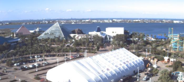 Weather camera view of Moody Gardens Inc..