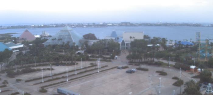 Weather camera view of Moody Gardens Inc..