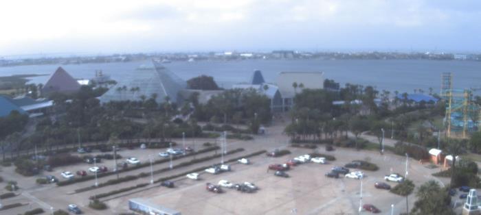 Weather camera view of Moody Gardens Inc..