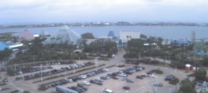 Weather camera view of Moody Gardens Inc..