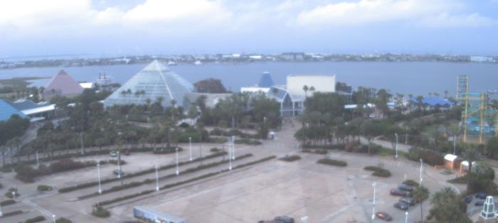 Weather camera view of Moody Gardens Inc..