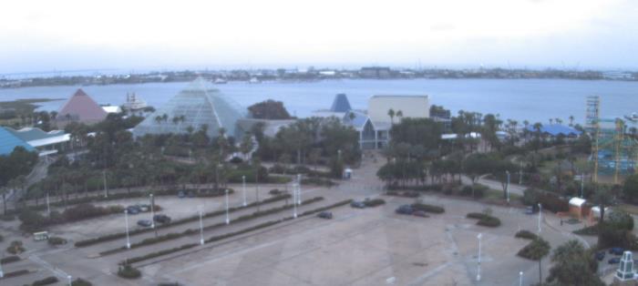 Weather camera view of Moody Gardens Inc..