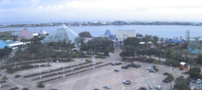 Weather camera view of Moody Gardens Inc..