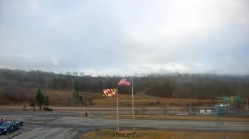 Weather camera view of Garrett County EMA - Grantsville County Roads.