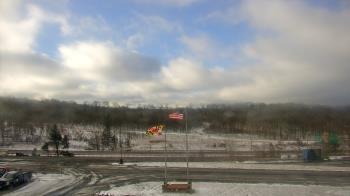 Weather camera view of Garrett County EMA - Grantsville County Roads.