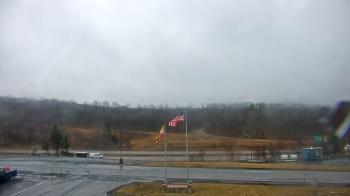 Weather camera view of Garrett County EMA - Grantsville County Roads.