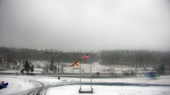 Weather camera view of Garrett County EMA - Grantsville County Roads.