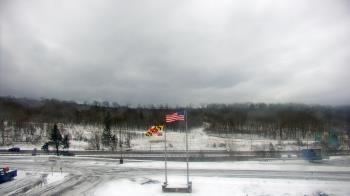 Weather camera view of Garrett County EMA - Grantsville County Roads.