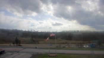 Weather camera view of Garrett County EMA - Grantsville County Roads.