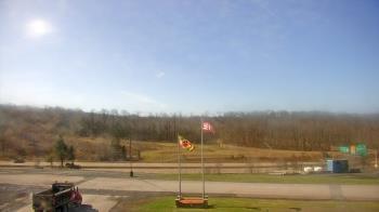 Weather camera view of Garrett County EMA - Grantsville County Roads.