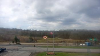 Weather camera view of Garrett County EMA - Grantsville County Roads.