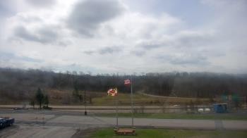 Weather camera view of Garrett County EMA - Grantsville County Roads.