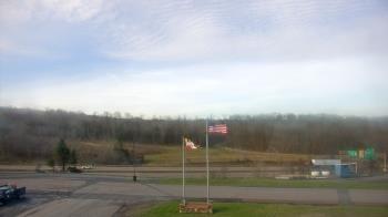 Weather camera view of Garrett County EMA - Grantsville County Roads.