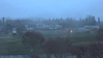 Weather camera view of Granite Falls High School.