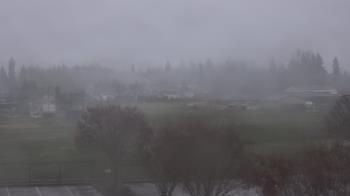 Weather camera view of Granite Falls High School.