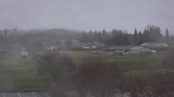 Weather camera view of Granite Falls High School.