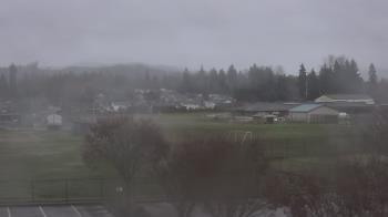 Weather camera view of Granite Falls High School.