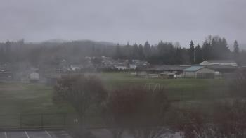 Weather camera view of Granite Falls High School.