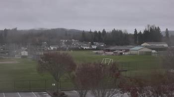 Weather camera view of Granite Falls High School.