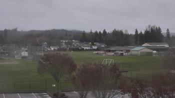 Weather camera view of Granite Falls High School.
