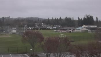 Weather camera view of Granite Falls High School.
