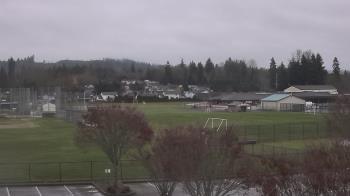 Weather camera view of Granite Falls High School.