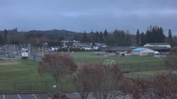 Weather camera view of Granite Falls High School.