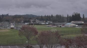Weather camera view of Granite Falls High School.