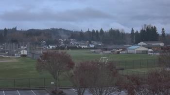 Weather camera view of Granite Falls High School.