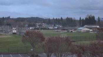 Weather camera view of Granite Falls High School.