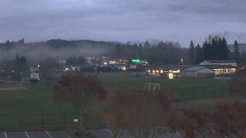 Weather camera view of Granite Falls High School.