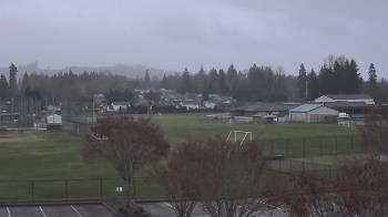 Weather camera view of Granite Falls High School.