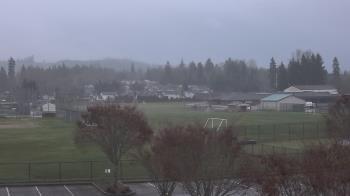 Weather camera view of Granite Falls High School.